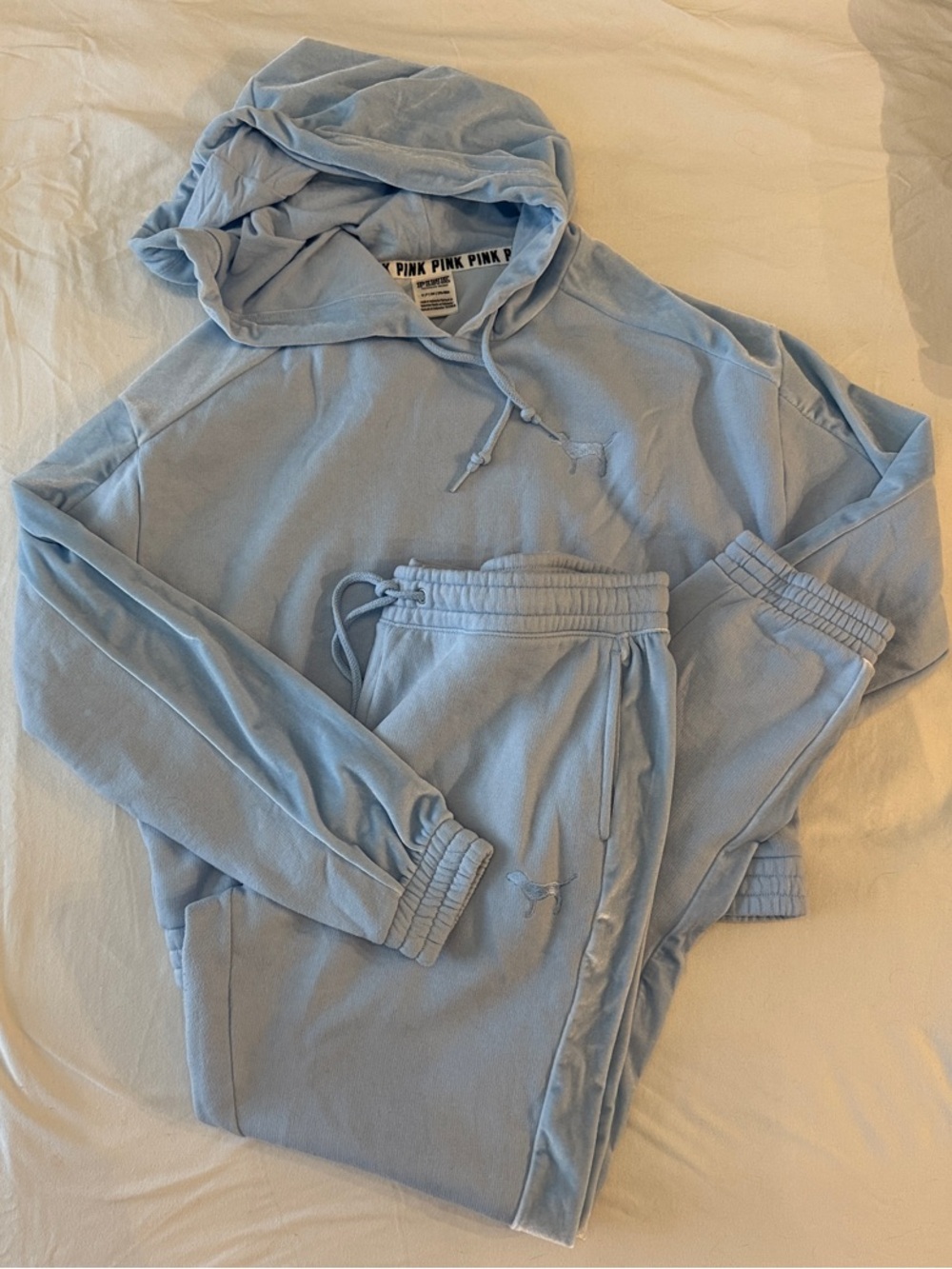 PINK Victoria's Secret baby blue Set